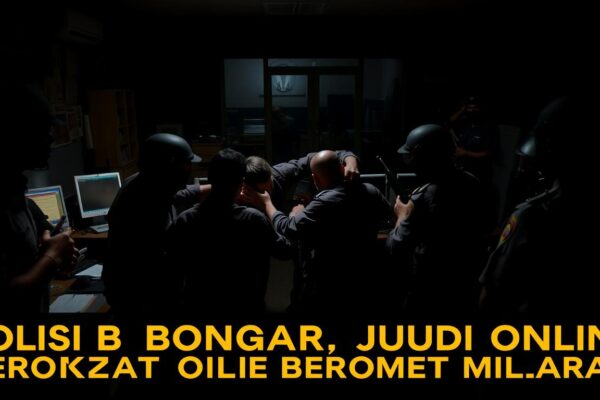 Polisi Bongkar Sindikat Judi Online Beromzet Miliaran penangkapan sindikat judi online