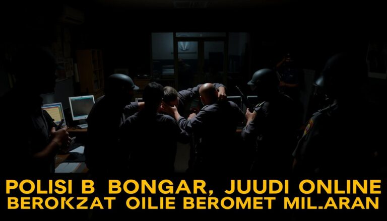 penangkapan sindikat judi online