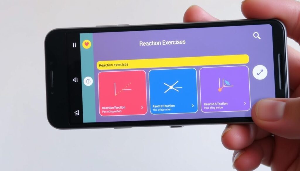 Aplikasi smartphone untuk melatih Reaction Time sebagai komponen Agility Drill