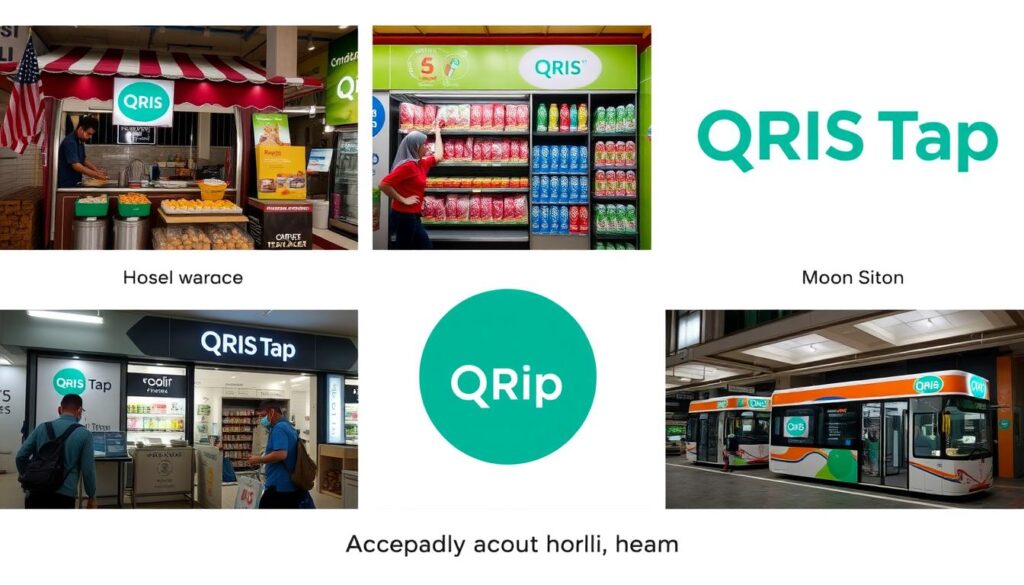 Berbagai merchant yang menerima QRIS Tap dari warung kecil hingga mal besar Berbagai merchant yang menerima QRIS Tap dari warung kecil hingga mal besar